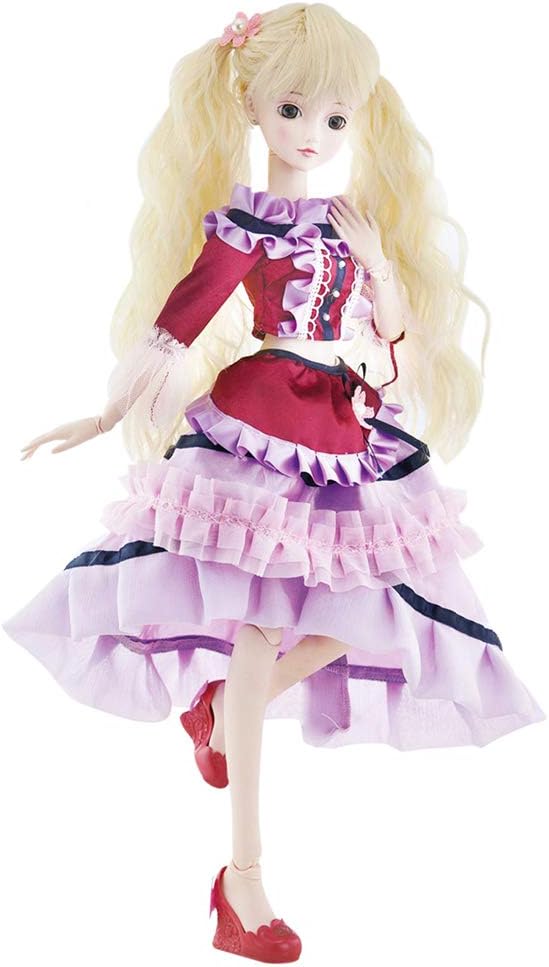 Grace 1/3 BJD Dolls Full Set 60cm 24" Ball Jointed Dolls Toy Action Figure + Makeup + Accessory Gift